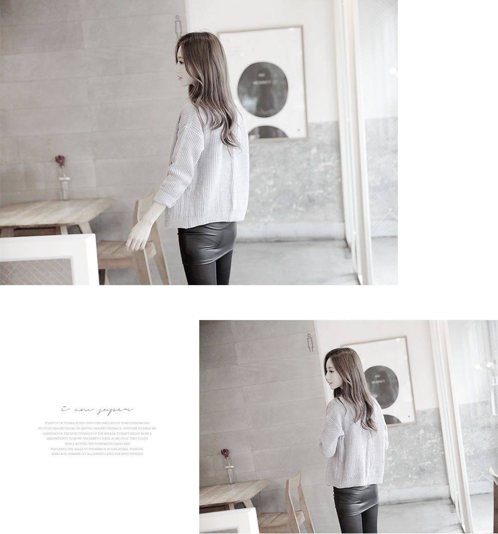 韩国性感女神孙允珠黑丝美腿超短裙小清新长发飘飘街拍-47