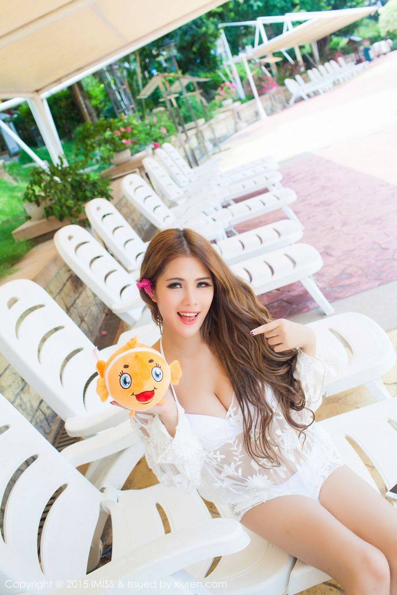 爱蜜社混血美女若彤boomboom温泉会馆比基尼内衣诱惑美图-22