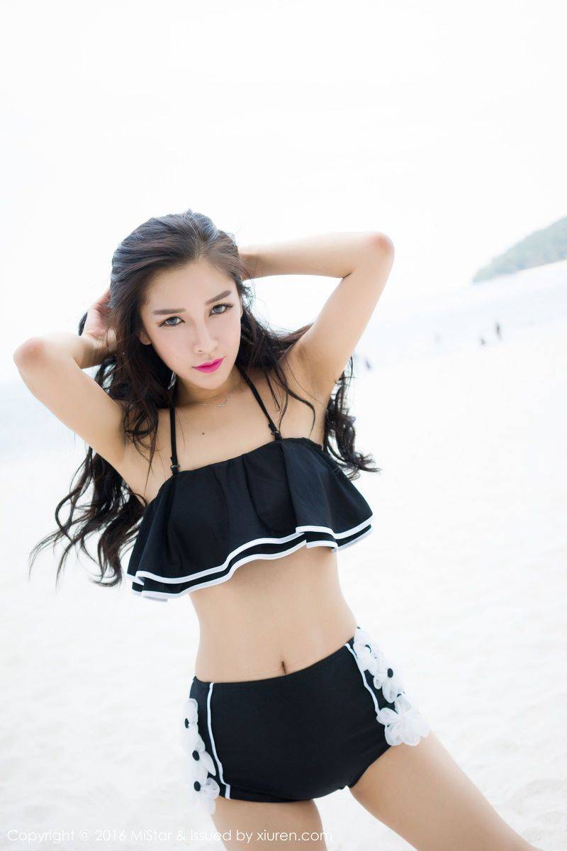 魅妍社冷艳美女戴小唯比基尼勾魂翘臀丁字裤诱惑性感写真-29