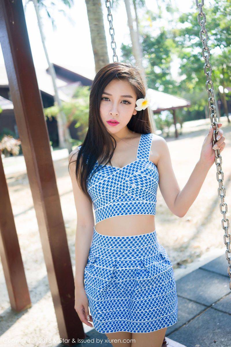 魅妍社冷艳美女戴小唯比基尼勾魂翘臀丁字裤诱惑性感写真-55