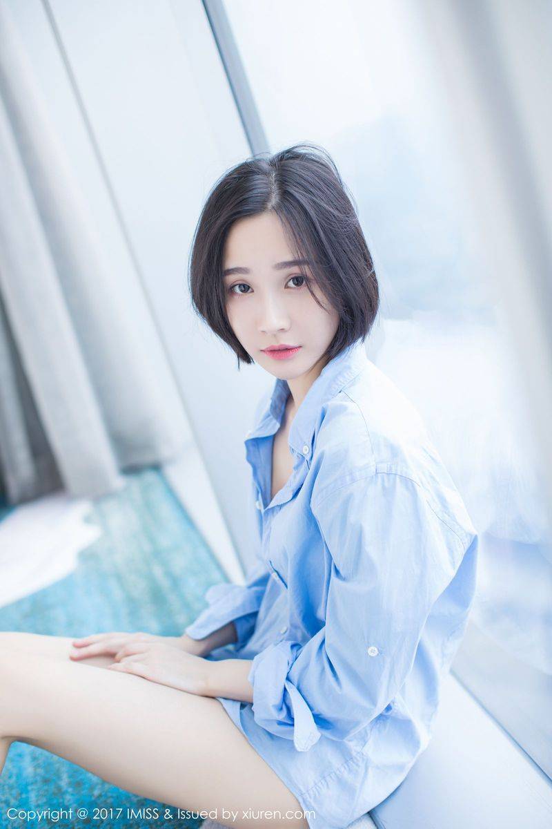 爱蜜社新人美女模特莉雅Livia水润清新诗情画意养眼写真-18