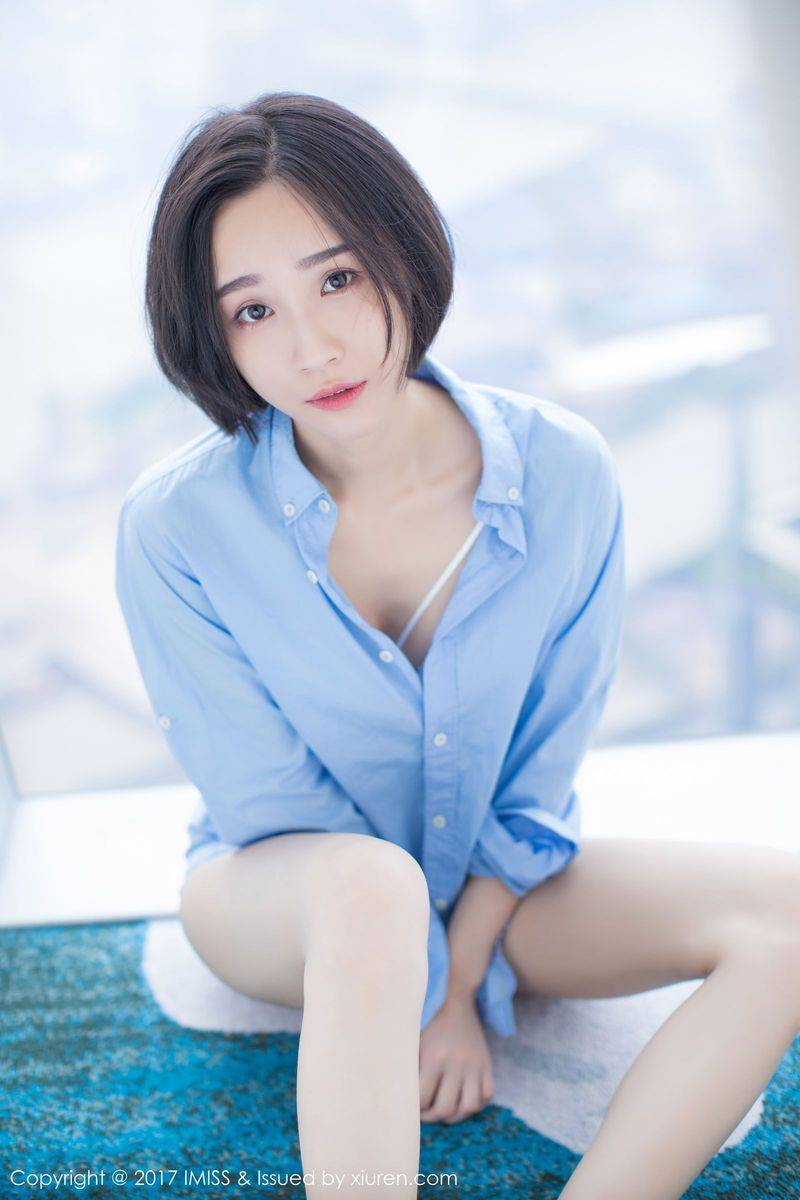 爱蜜社新人美女模特莉雅Livia水润清新诗情画意养眼写真-16