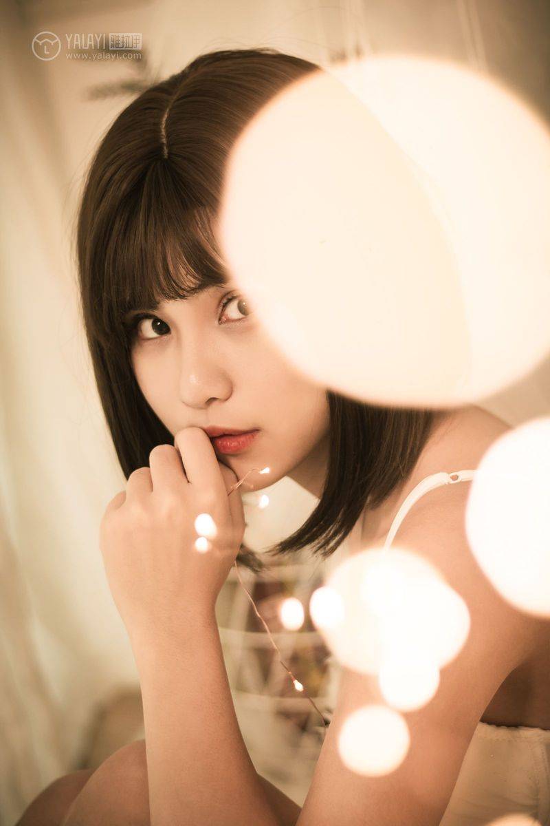 雅拉伊短发嫩模萌宝儿BoA修长美腿白嫩美胸内衣诱惑美图-6