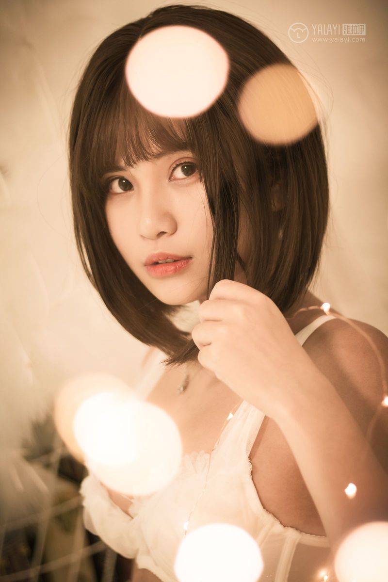 雅拉伊短发嫩模萌宝儿BoA修长美腿白嫩美胸内衣诱惑美图-8