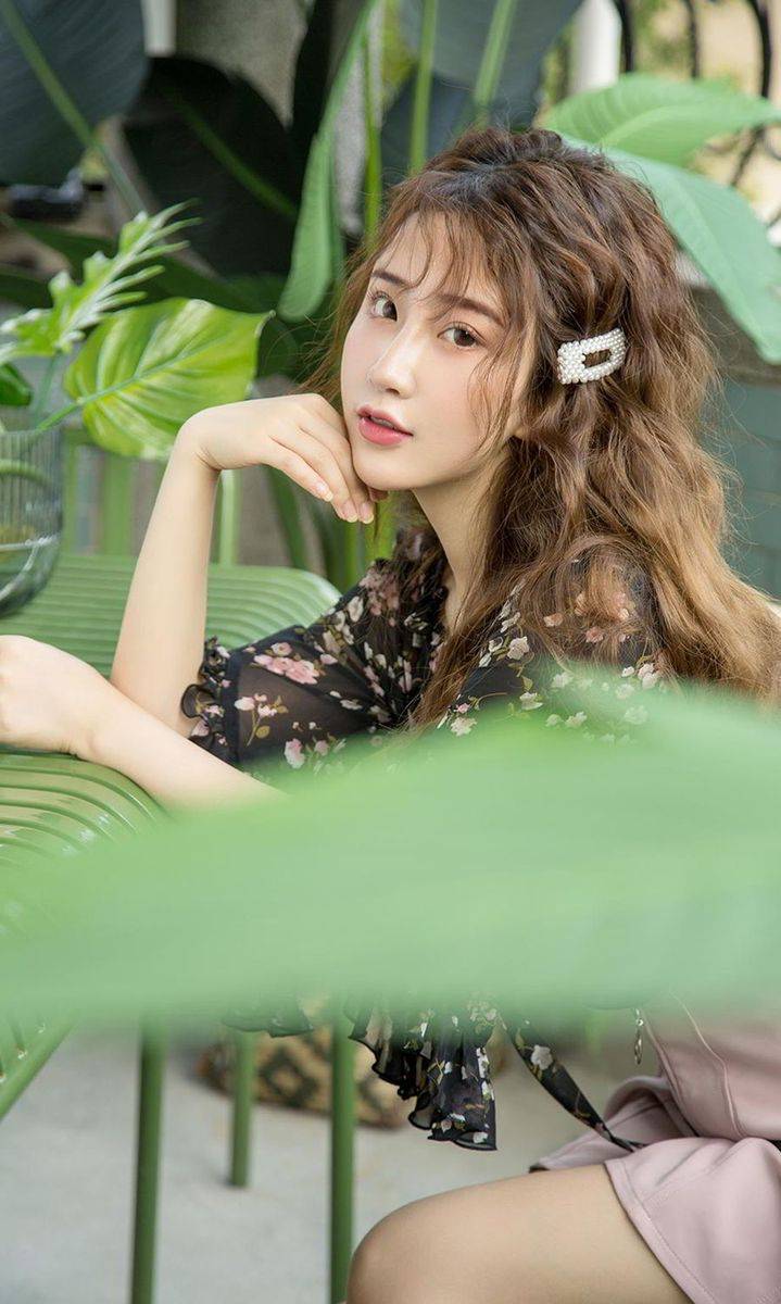 尤果网性感女神绯月樱Cherry白衬衫超短裙职场OL制服诱惑美图-12