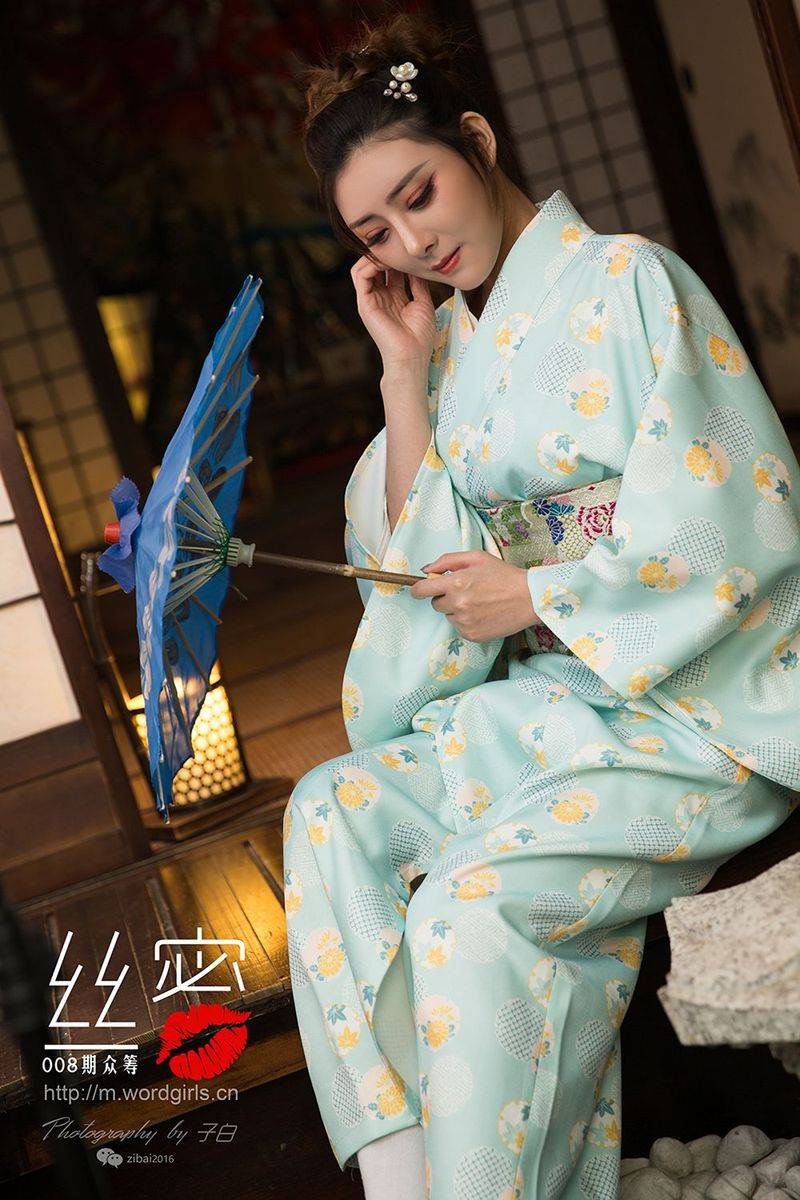 头条女神美女姐妹花Jennanni_Jen&莫小希和服蜜丝系列美图-19