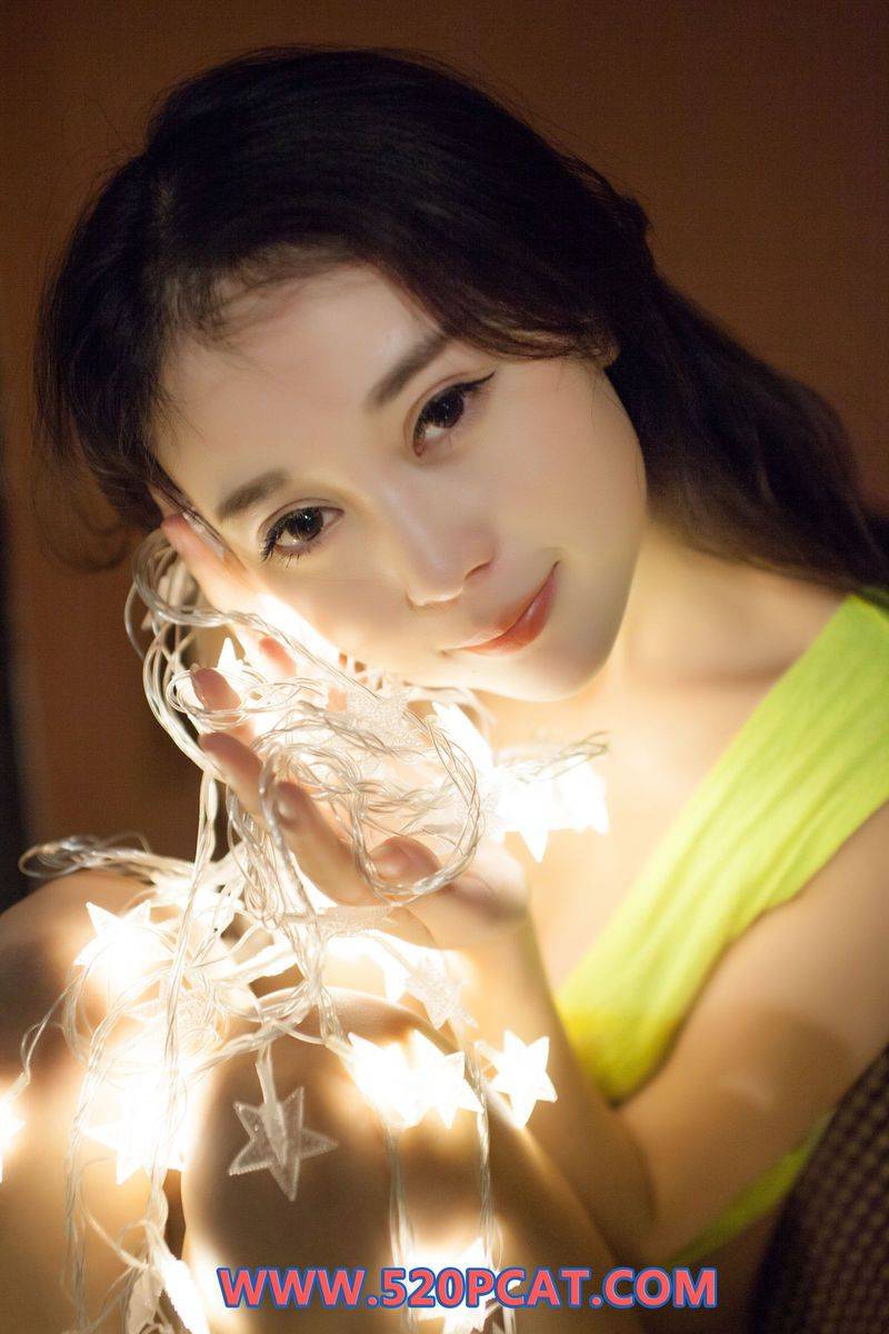 PartyCat轰趴猫性感嫩模赵小米Kitty黄色比基尼清新写真-5