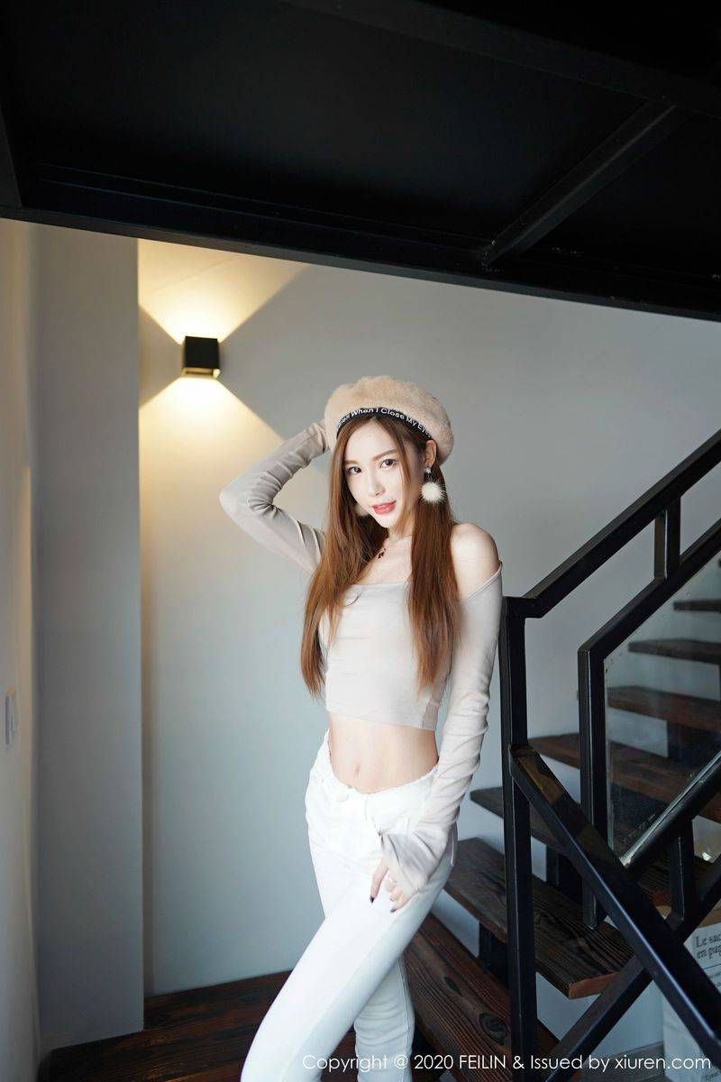 嗲囡囡性感女神梦小楠小夜猫蕾丝吊袜内衣魅惑私房套图-7