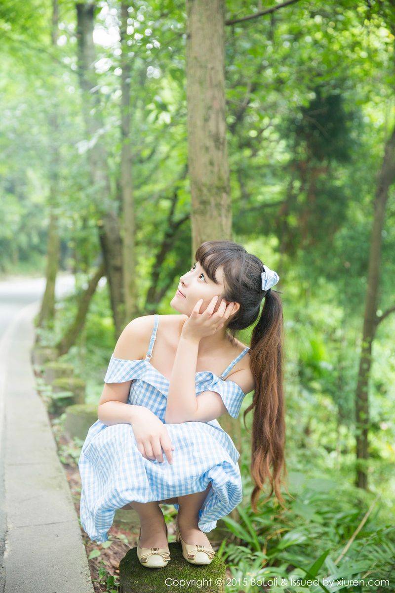 波萝社美少女模特柳侑绮多套装饰波涛汹涌巨乳诱惑私房图-50