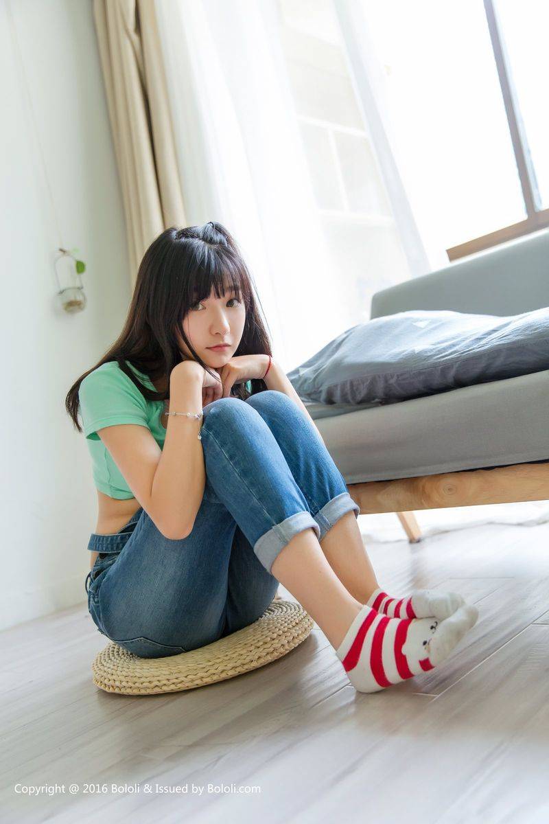 Kimoe激萌文化遐想少女周闻/球球宛如邻家女孩清纯养眼写真-24