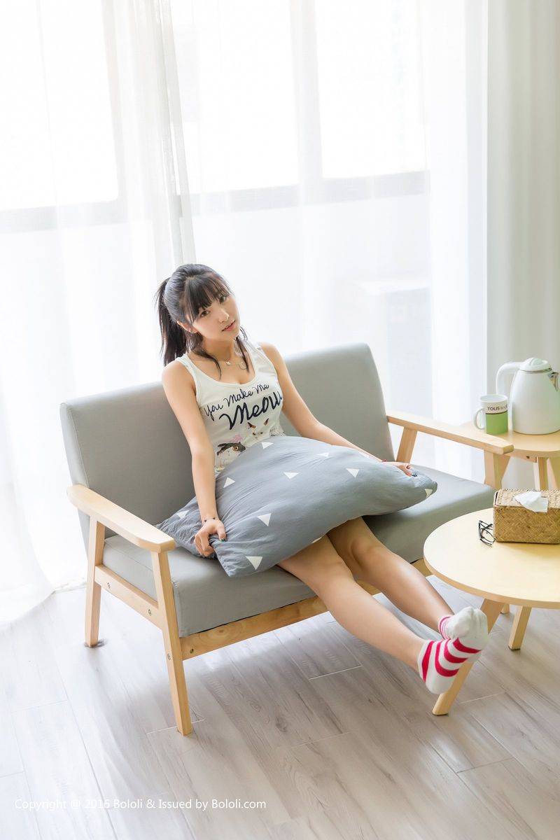 Kimoe激萌文化遐想少女周闻/球球宛如邻家女孩清纯养眼写真-26