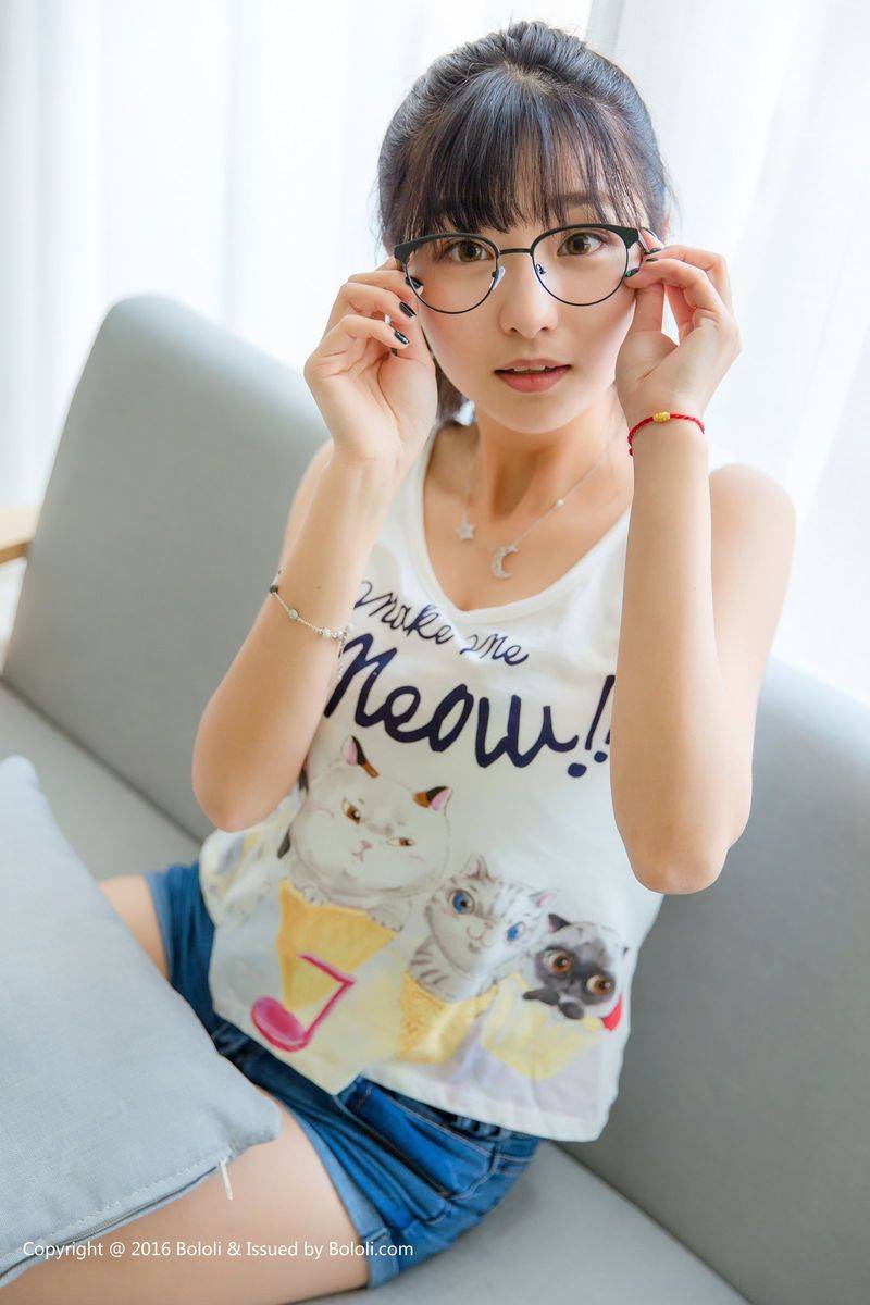 Kimoe激萌文化遐想少女周闻/球球宛如邻家女孩清纯养眼写真-32