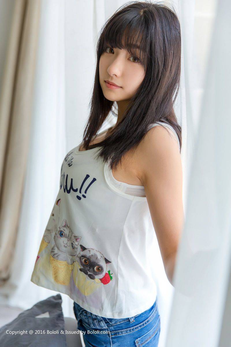 Kimoe激萌文化遐想少女周闻/球球宛如邻家女孩清纯养眼写真-35