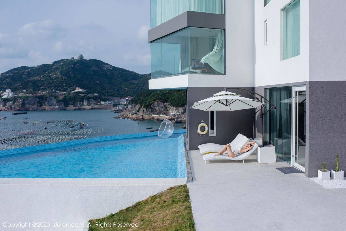 秀人网性感女神沈梦瑶白色蕾丝连体比基尼诱惑曼妙写真-27