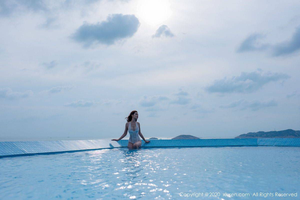 秀人网性感女神沈梦瑶白色蕾丝连体比基尼诱惑曼妙写真-29