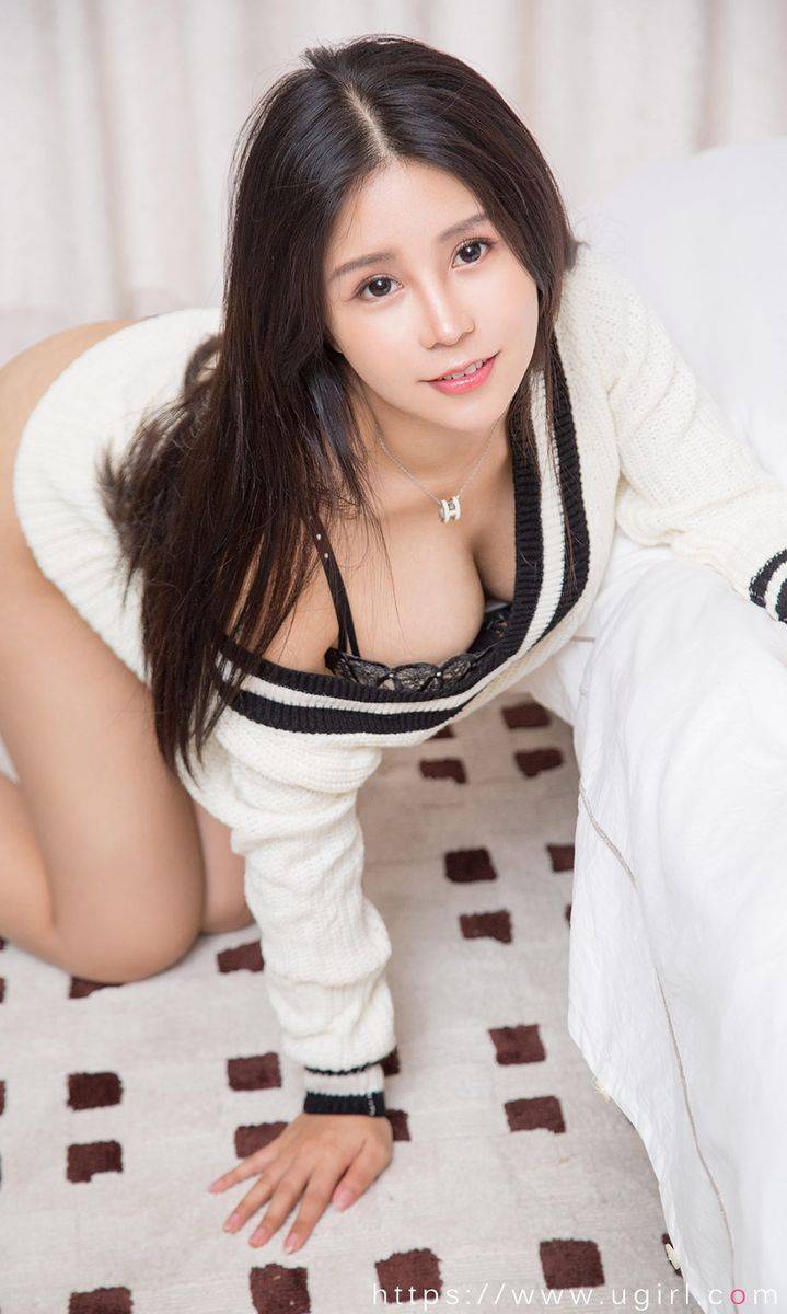 尤果网美女模特奥莉甜甜黑色比基尼美腿翘臀养眼萌萌写真-9