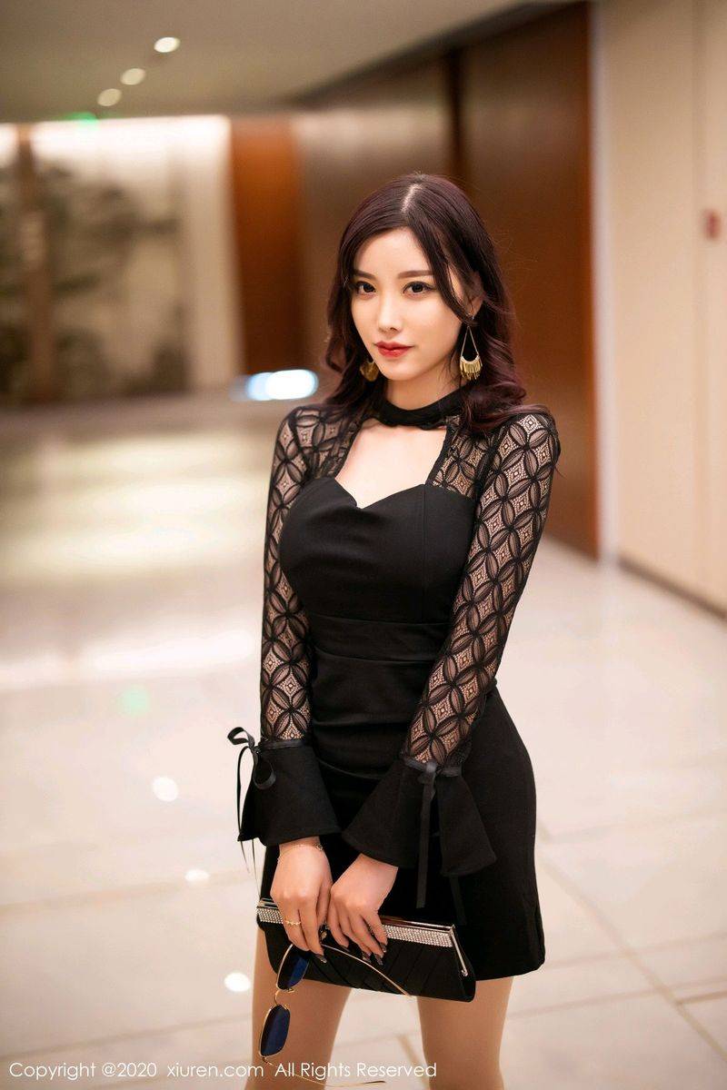 秀人网性感女神杨晨晨sugar丝袜美腿内衣诱惑职场OL套图-7