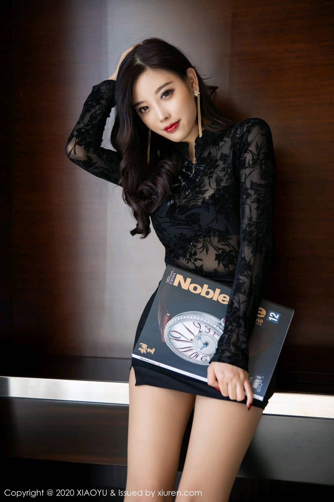 语画界性感女神杨晨晨sugar修长美腿高筒靴酥胸圆润足量写真-79