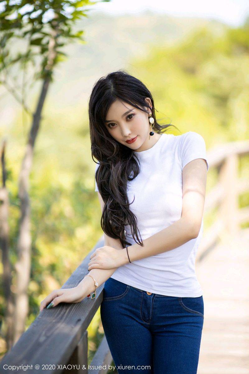 语画界性感女神杨晨晨sugar牛仔长裤内衣诱惑迷人私房写真-6