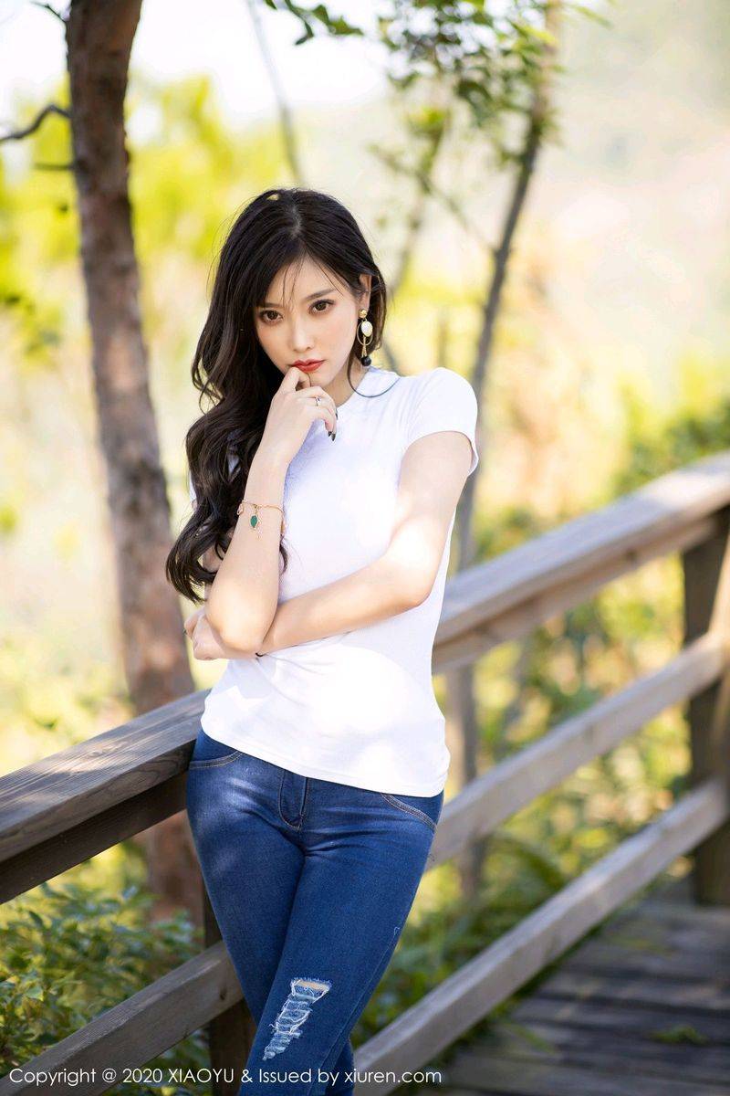 语画界性感女神杨晨晨sugar牛仔长裤内衣诱惑迷人私房写真-29