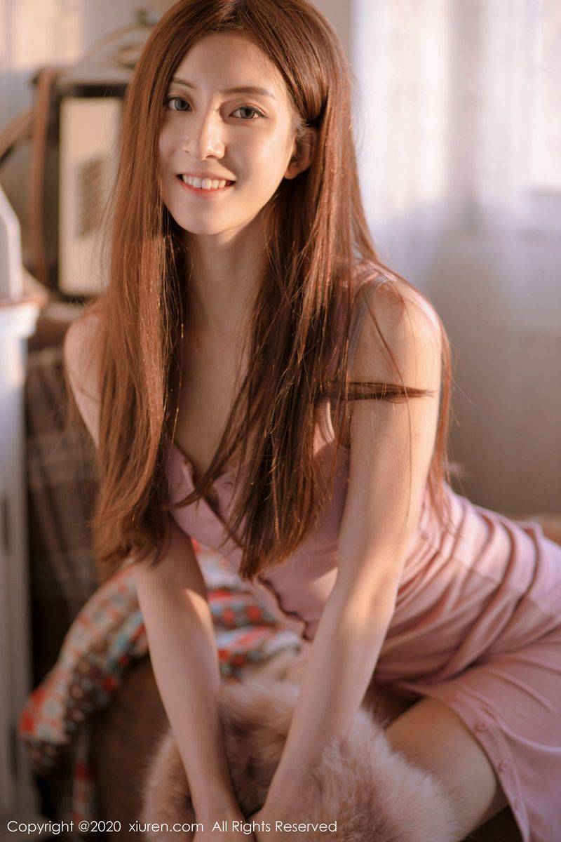 秀人网美女模特林文文yooki粉色主题内衣魅惑足量私房写真-28