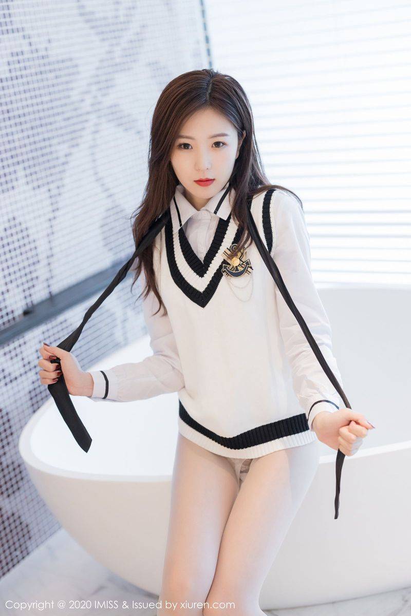 爱蜜社性感美女杨紫嫣Cynthia气质校服酒店剧情私房魅惑写真-31