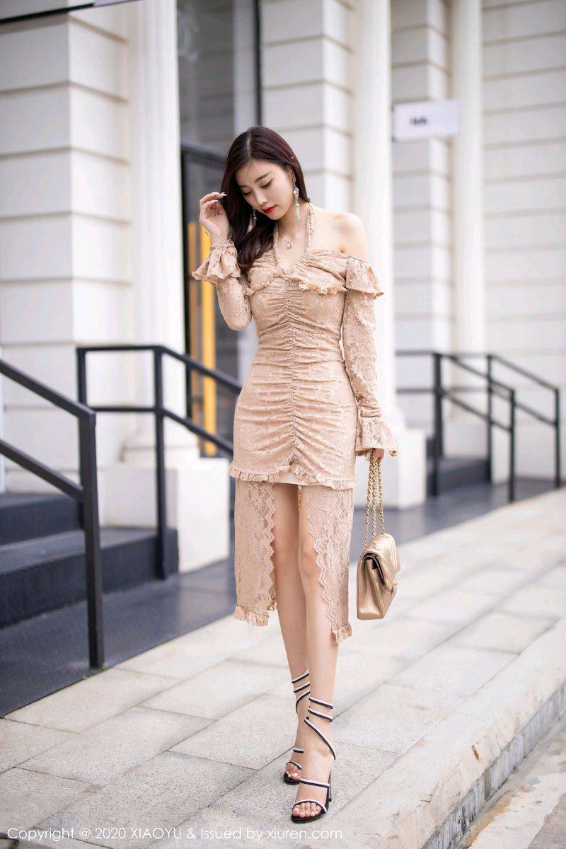 语画界性感女神杨晨晨sugar丝袜美腿时尚街拍系列撩人写真-56