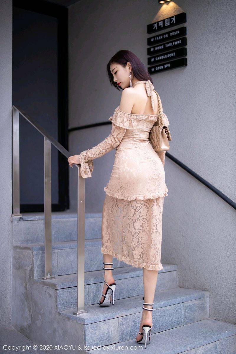 语画界性感女神杨晨晨sugar丝袜美腿时尚街拍系列撩人写真-78