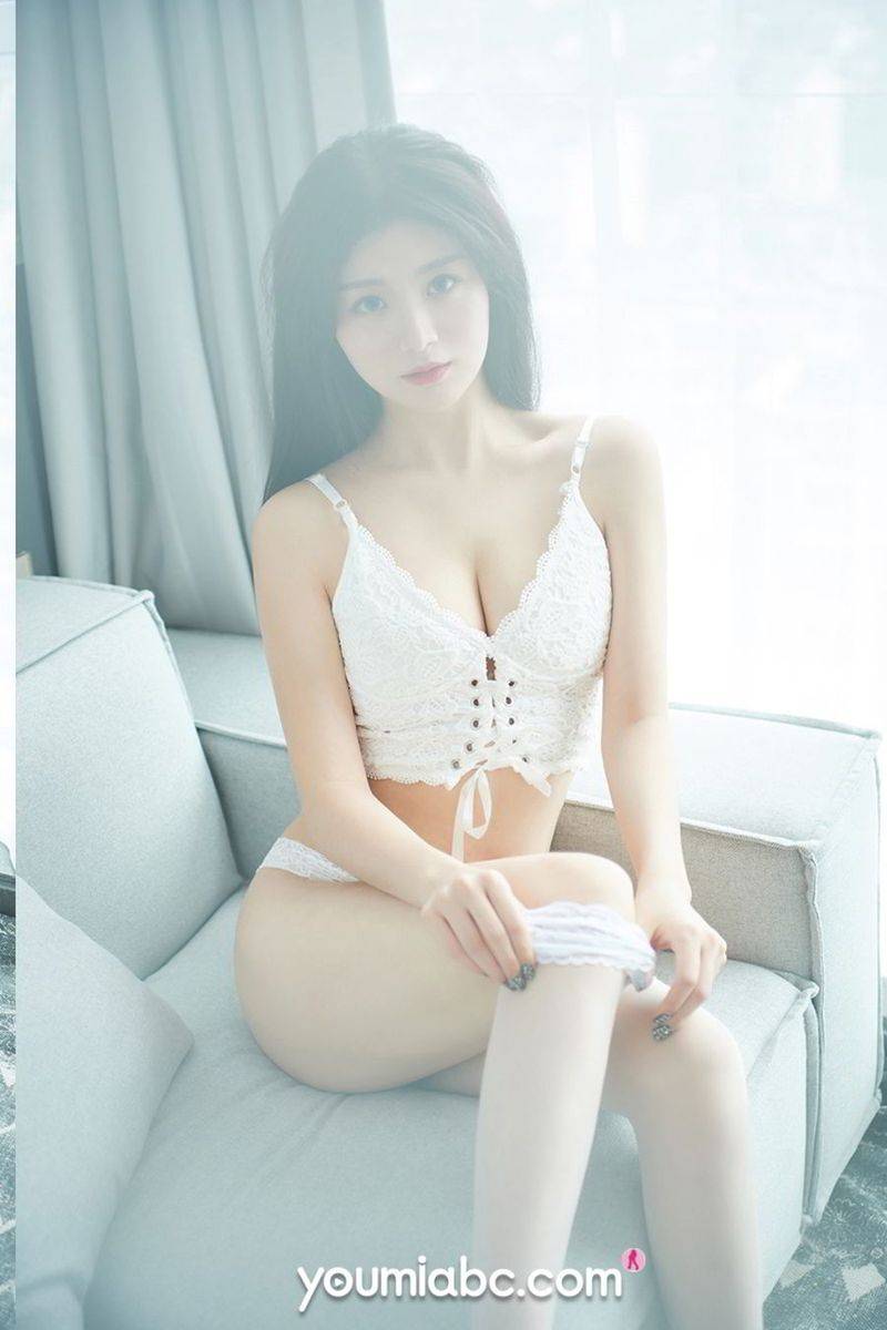YouMi尤蜜性感女神嫩嫩丝袜美腿朦胧仙境内衣诱惑私房写真-7