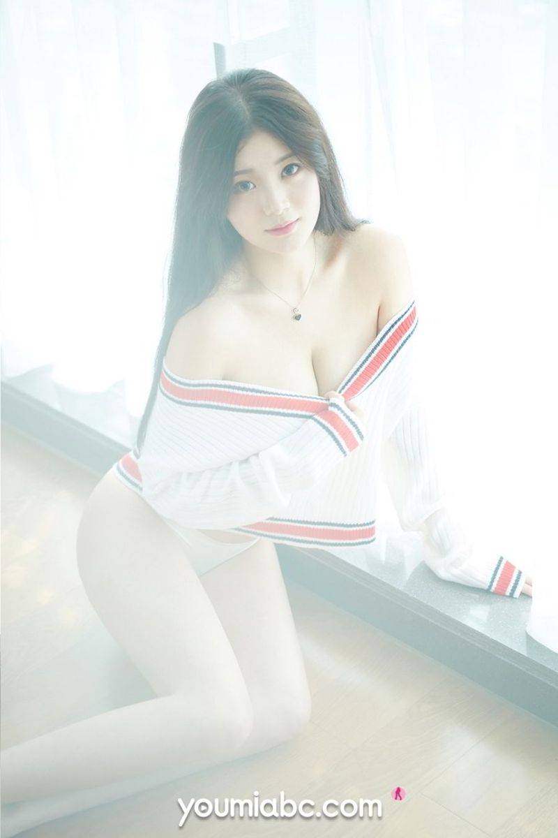 YouMi尤蜜性感女神嫩嫩丝袜美腿朦胧仙境内衣诱惑私房写真-36