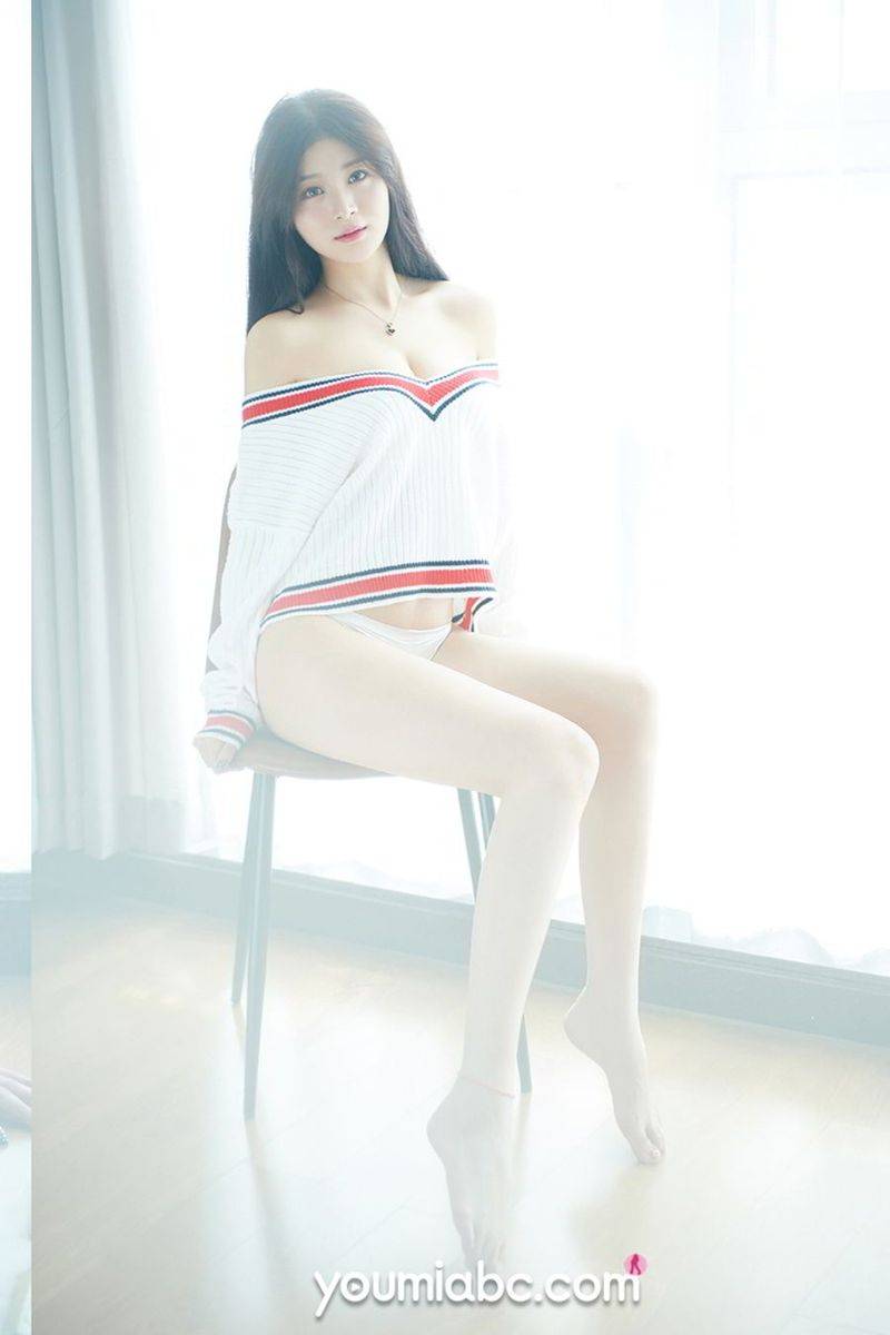 YouMi尤蜜性感女神嫩嫩丝袜美腿朦胧仙境内衣诱惑私房写真-43