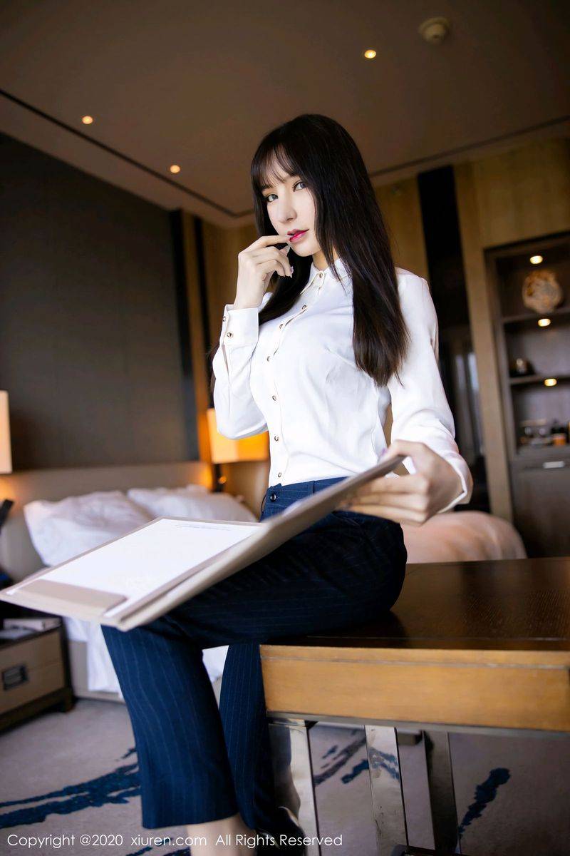 秀人网性感女神周于希Sandy酒店私人管家主题系列剧情写真-73