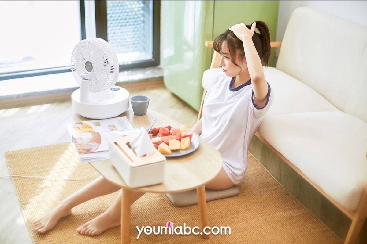 YouMi尤蜜美女模特白亦Ada傲人双峰午后美好时光诱人写真-7