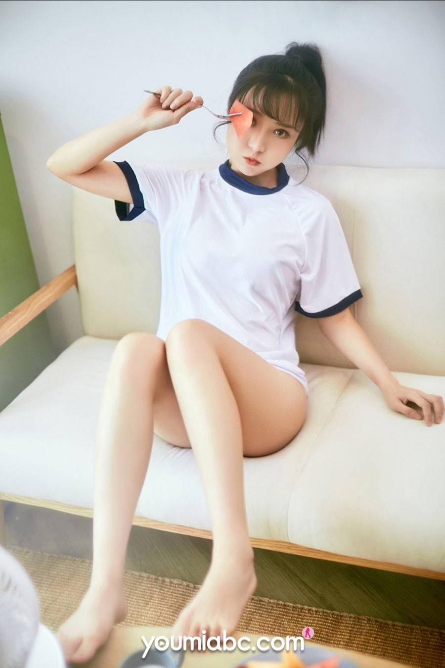 YouMi尤蜜美女模特白亦Ada傲人双峰午后美好时光诱人写真-27