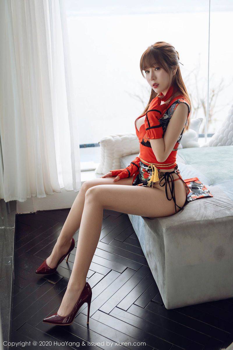 花漾Show性感女神王雨纯鲜艳和服丰腴娇躯娇媚动人大理旅拍-2