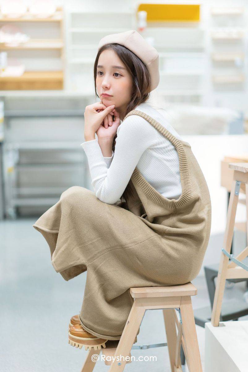 Rayshen甜心公主小九Vin令人愉悦的治愈风私房定制写真-48