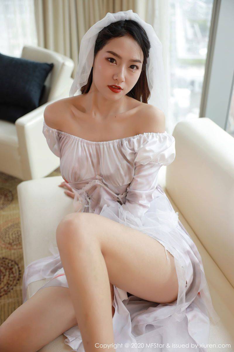 模范学院美女模特方子萱万圣节鬼新娘主题美感与魅惑写真-15