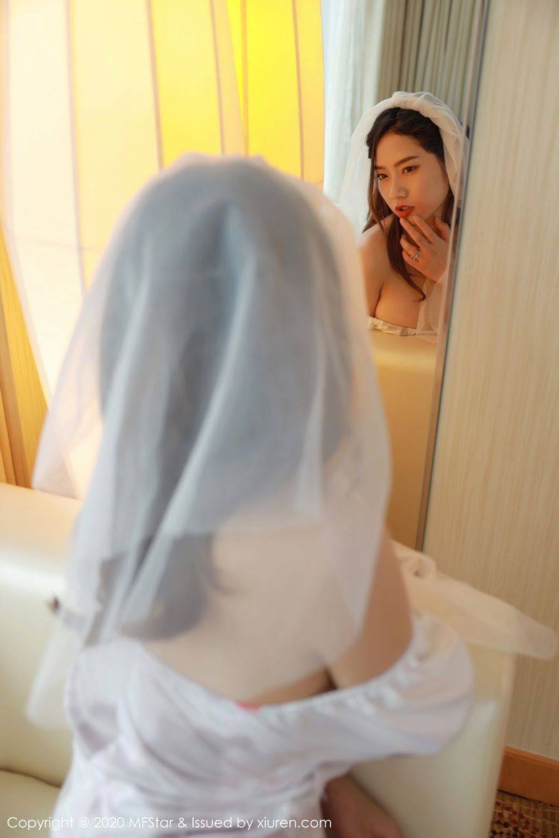 模范学院美女模特方子萱万圣节鬼新娘主题美感与魅惑写真-54