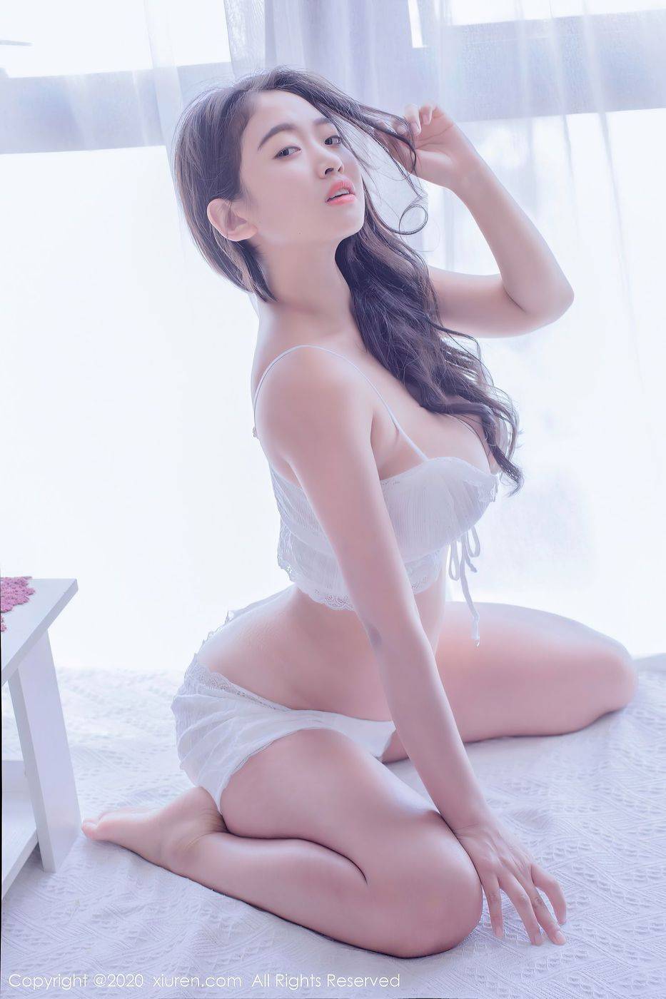 秀人网天然E杯模特舞媚歆居家私密熟女系列重磅回归套图-33