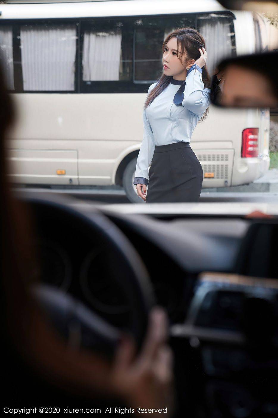 秀人网美女姐妹花@Lucky沈欢欣@韩恩熙酒店私房系列性感写真