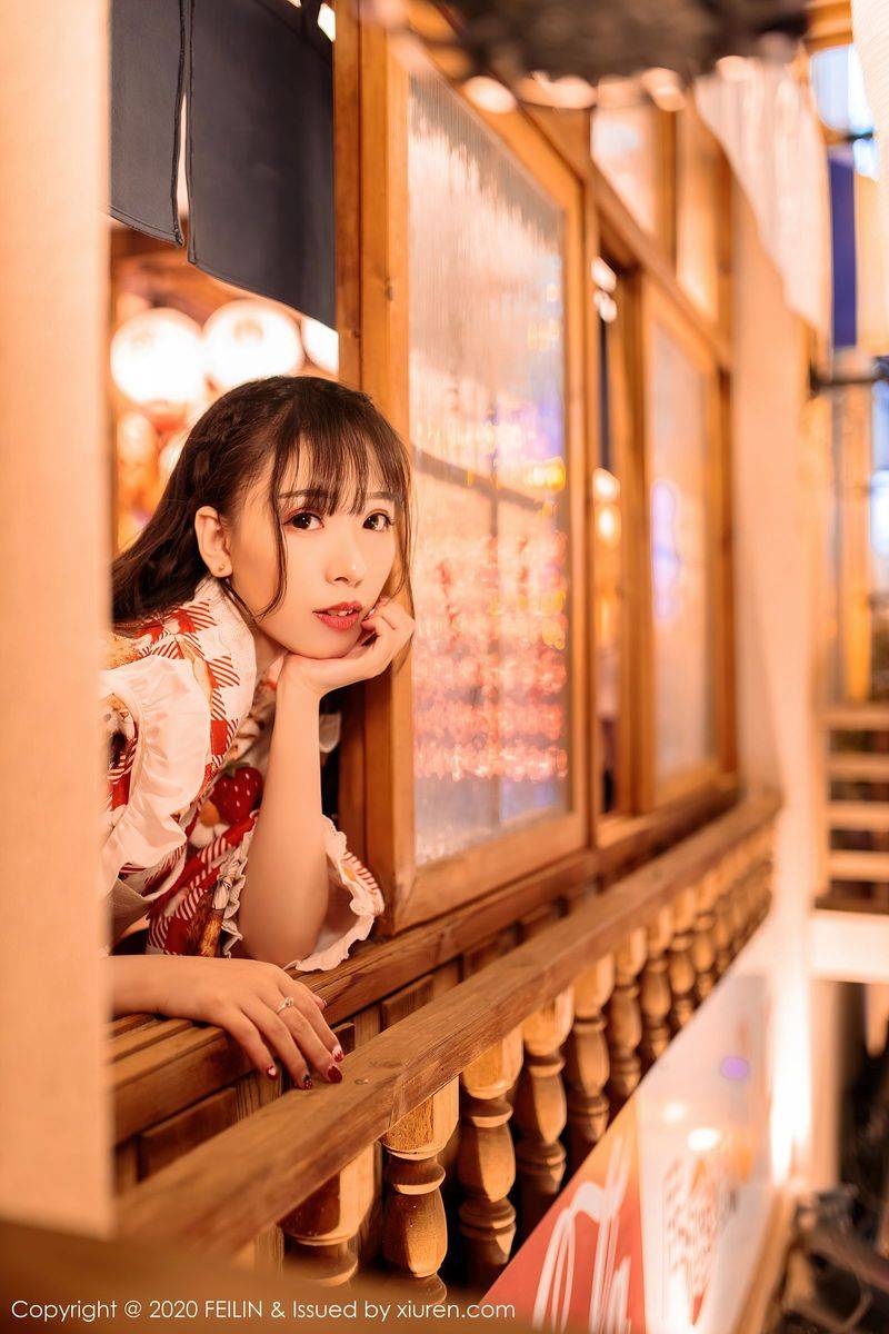 嗲囡囡美女模特小波多艳丽和服修长美腿日系风格性感写真-36