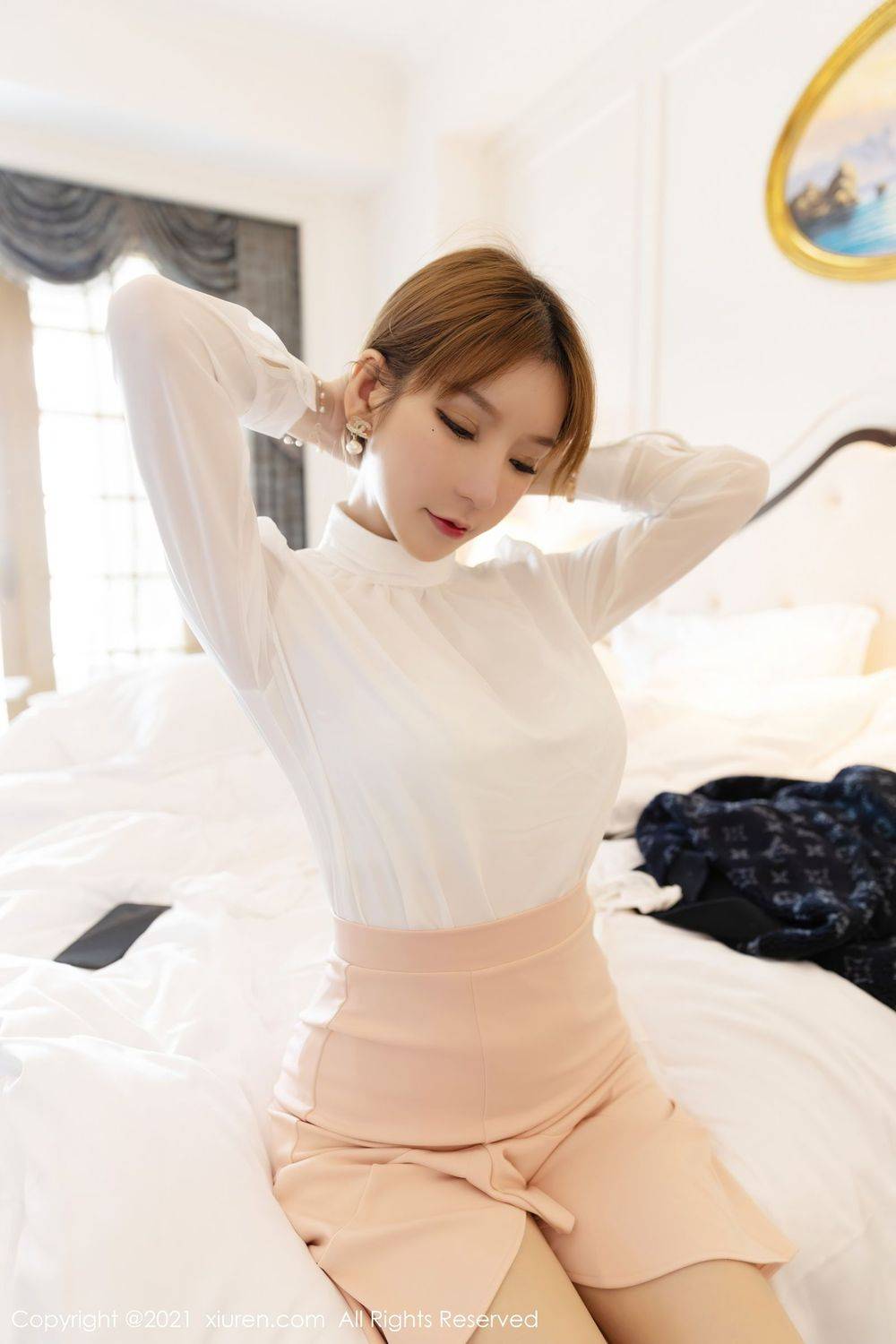 秀人网性感女神周于希Sandy丝袜美腿人妻剧情主题厦门旅拍-79