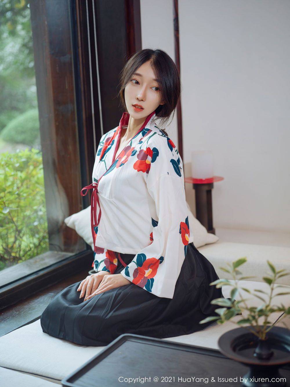 花漾Show美女模特玥儿玥er绚丽和服+内衣诱惑系列杭州旅拍