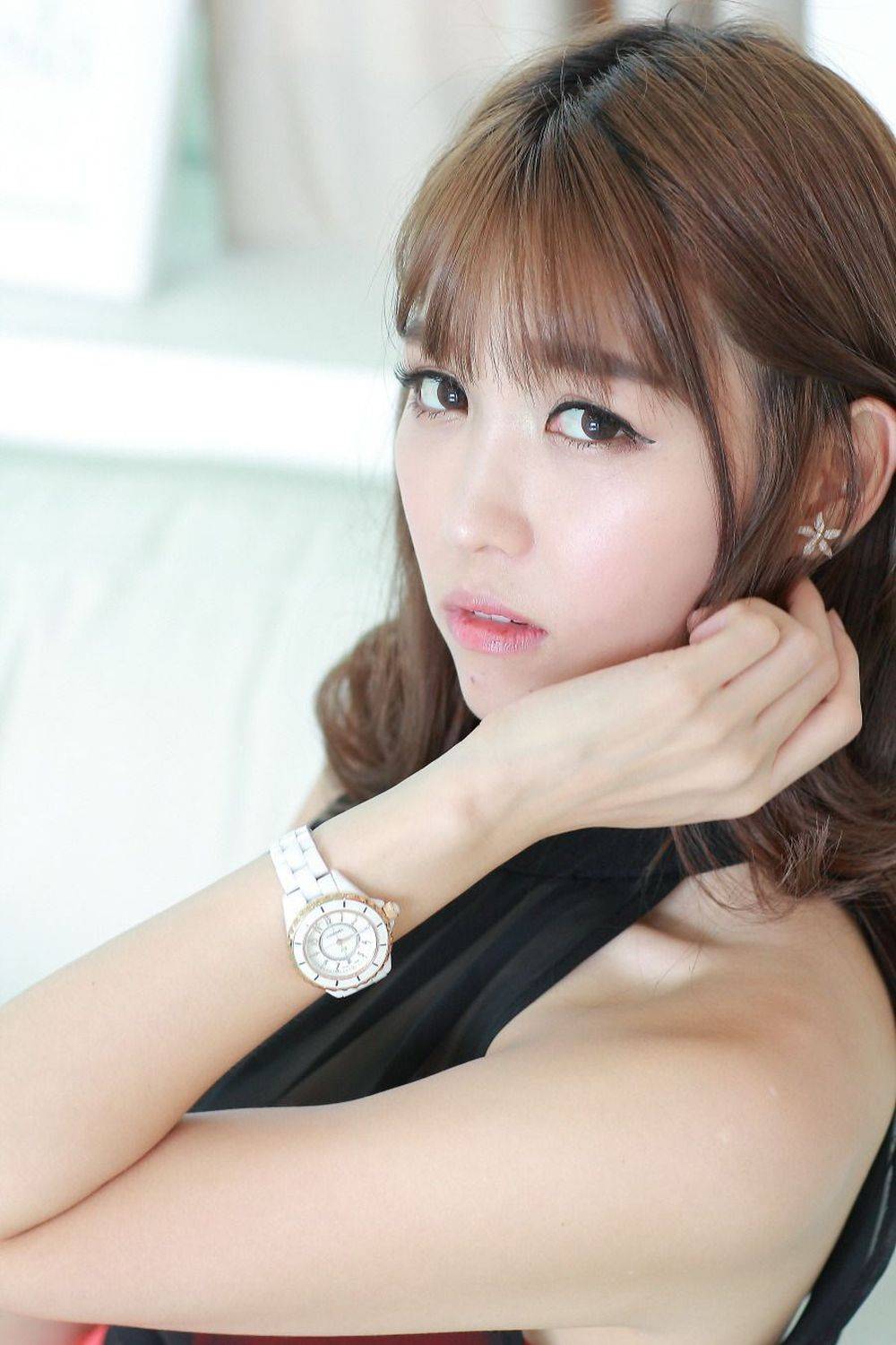 韩国美女模特李恩慧都市丽人风修长美腿职场OL装扮写真-15