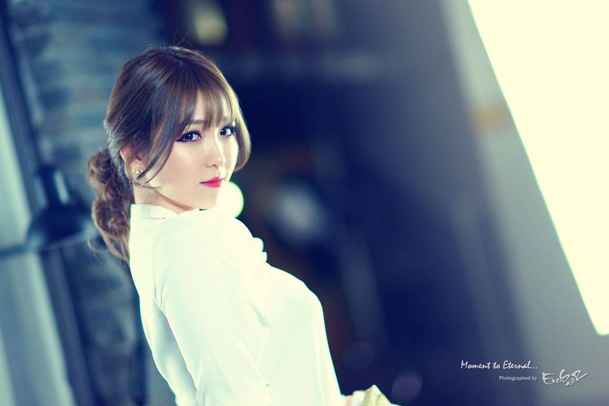 韩国美女模特李恩慧都市丽人风修长美腿职场OL装扮写真-45