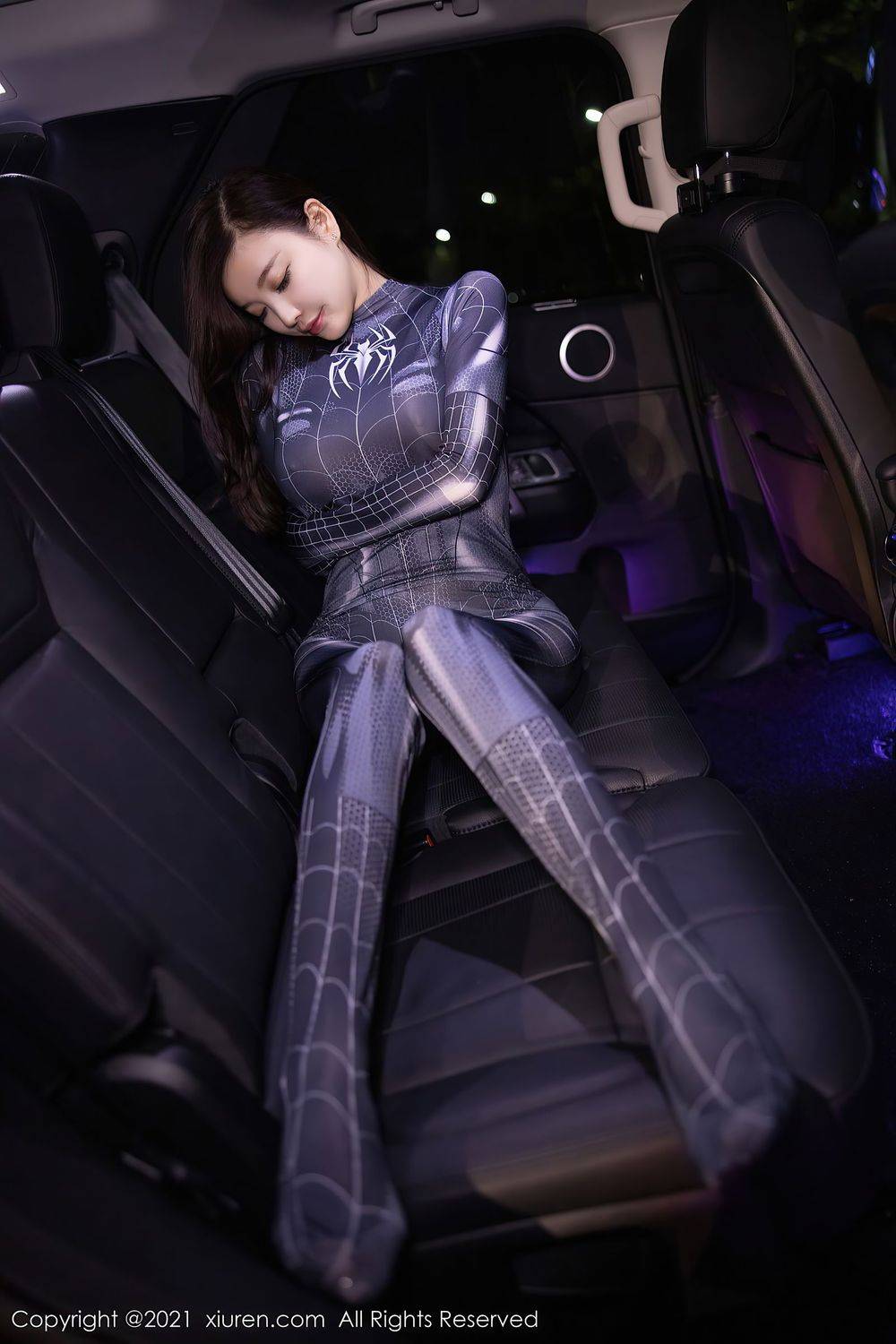 秀人网性感女神杨晨晨sugar蜘蛛侠制服系列惹火身段足量写真-29