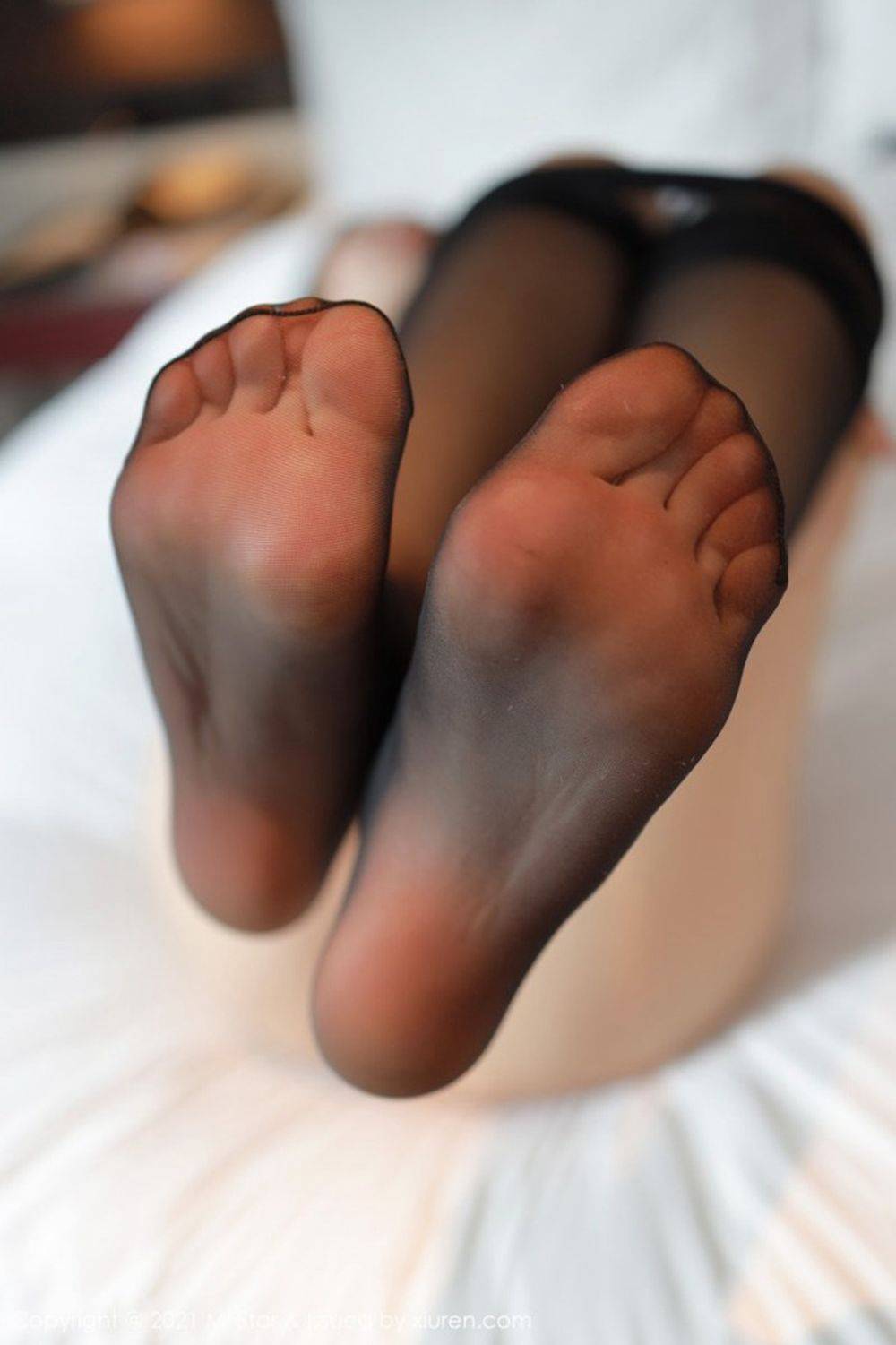 模范学院美女模特郑颖姗Bev薄而透黑色镂空服饰系列写真-43