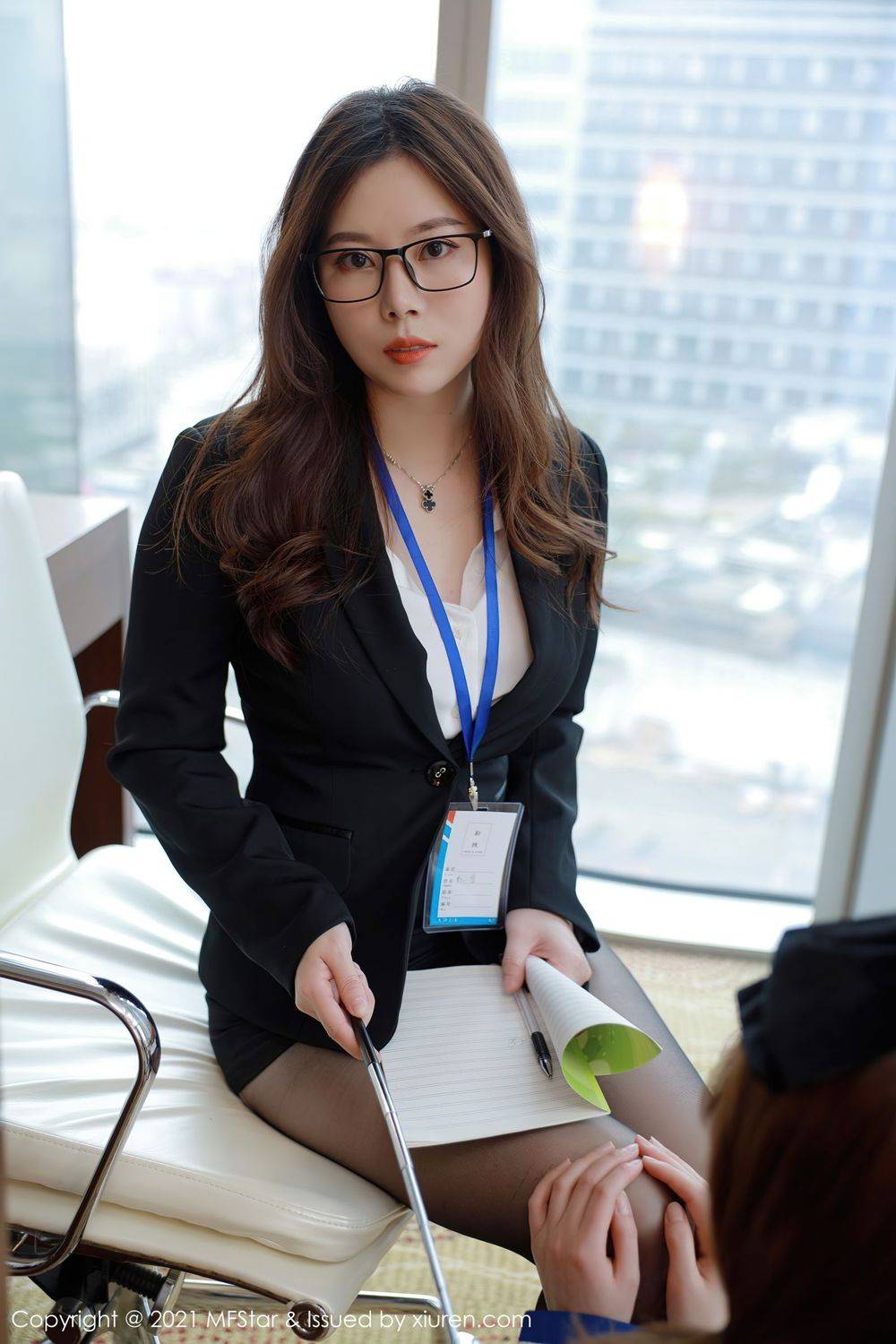 模范学院美女姐妹花白茹雪Abby教师水手服师生情系列写真-14