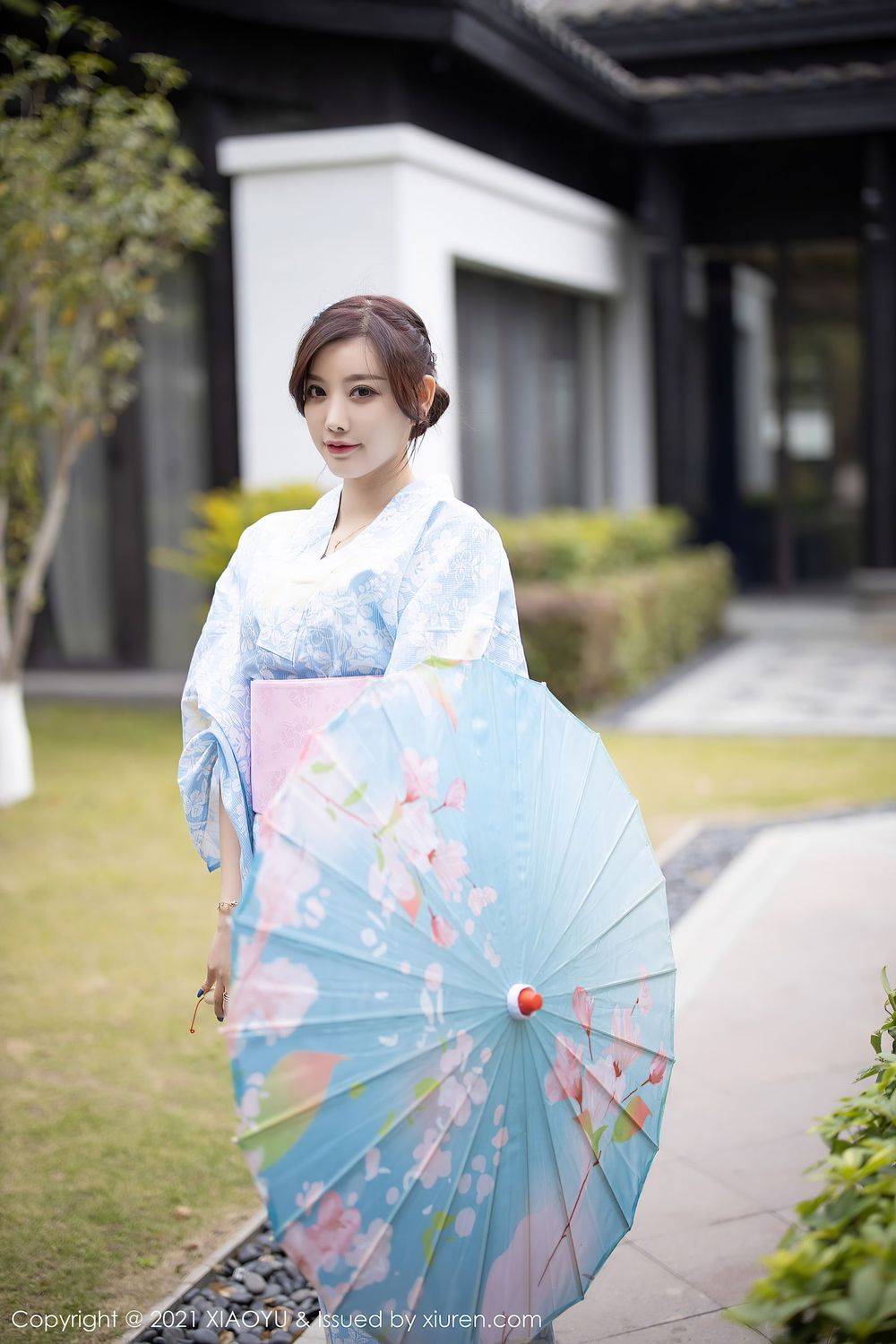 语画界性感女神杨晨晨sugar油纸伞与浪漫和服系列厦门旅拍-2