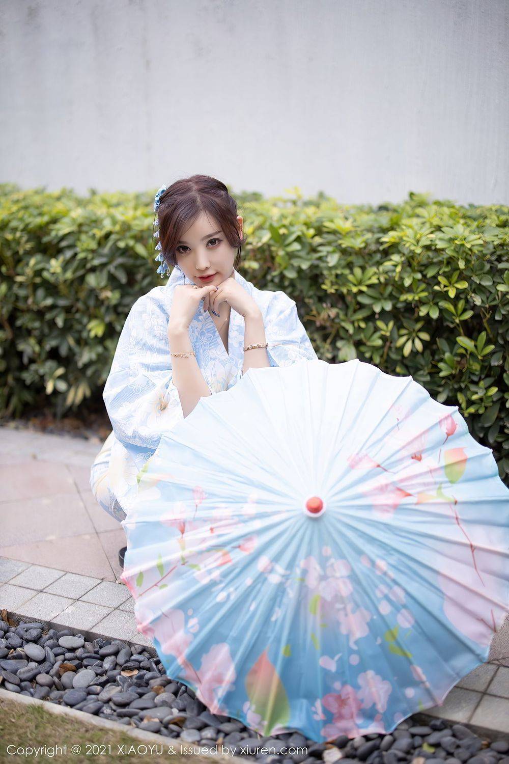 语画界性感女神杨晨晨sugar油纸伞与浪漫和服系列厦门旅拍-12